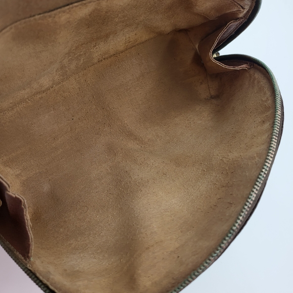 LOUIS VUITTON Monogram Trousse Demi Ronde Cosmetic Pouch GM.. Authentic!!!! - Picture 10 of 12